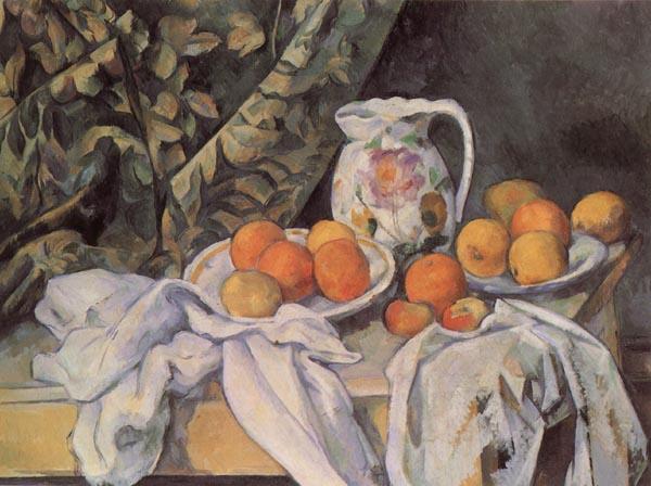 Paul Cezanne Still life with Drapery oil painting image